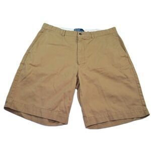 Polo Ralph Lauren Prospect Short Mens 36 Khaki Tan Classic Chino Cotton 9 Inseam